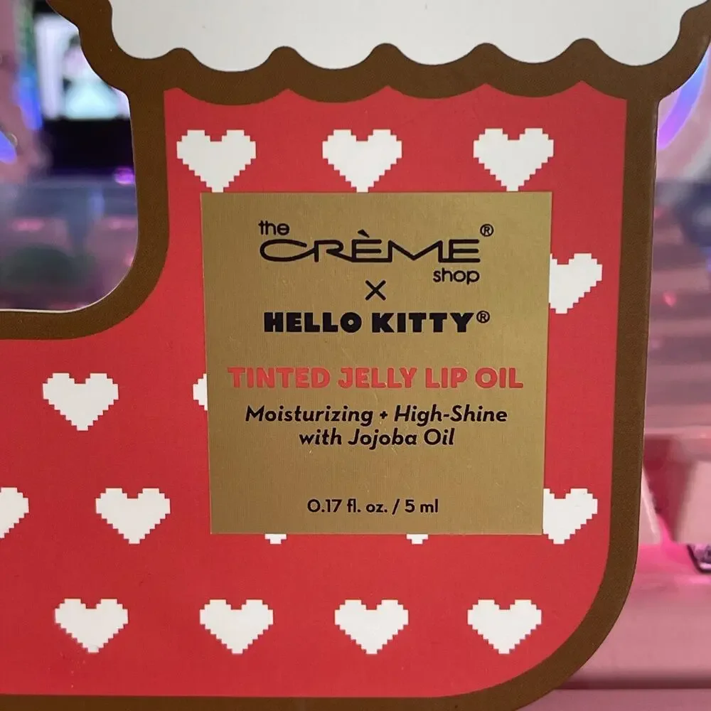 The Creme Shop Hello Kitty Lip Oil Christmas Tinted Jelly Starstruck Sanrio